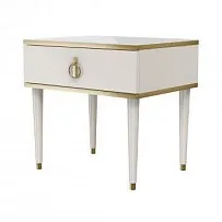 м. Римская - Тумба прикроватная (левая/правая) Римини (слоновая кость золото) РМТП-1