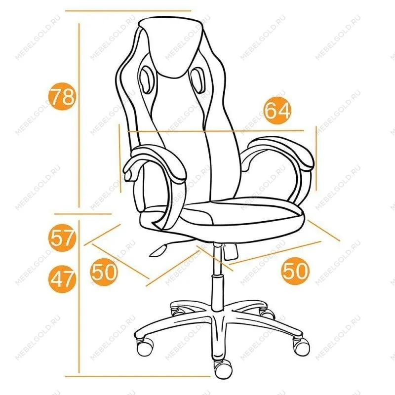 Кресло RACER GT new Серый | изображение 6