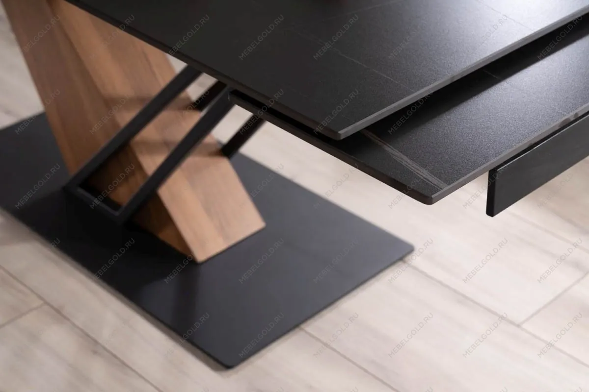 Стол обеденный Signal GENESIS 160 раскладной (черный/ясень) | изображение 10