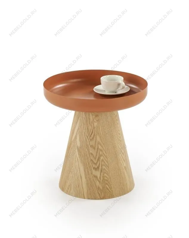 Стол журнальный Halmar GINA (корица/натуральный)