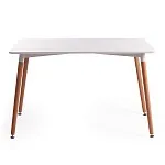 Стол JOHN (mod. T1001) White (Белый)/Natural (натуральный) | изображение 1