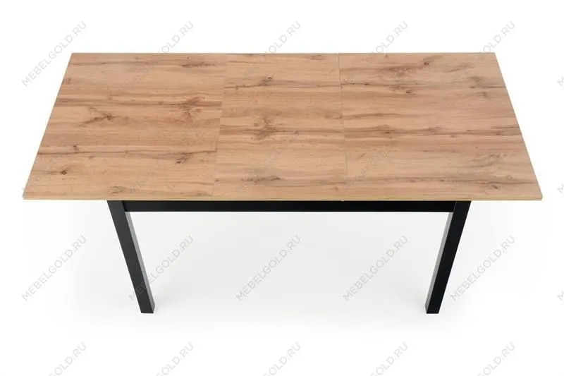 Стол обеденный Halmar GREG раскладной (дуб вотан/черный) | изображение 2