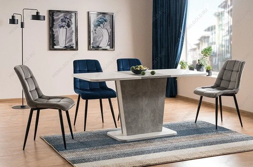 Стул кухонный Signal CHIC VELVET (бежевый/черный) | изображение 4