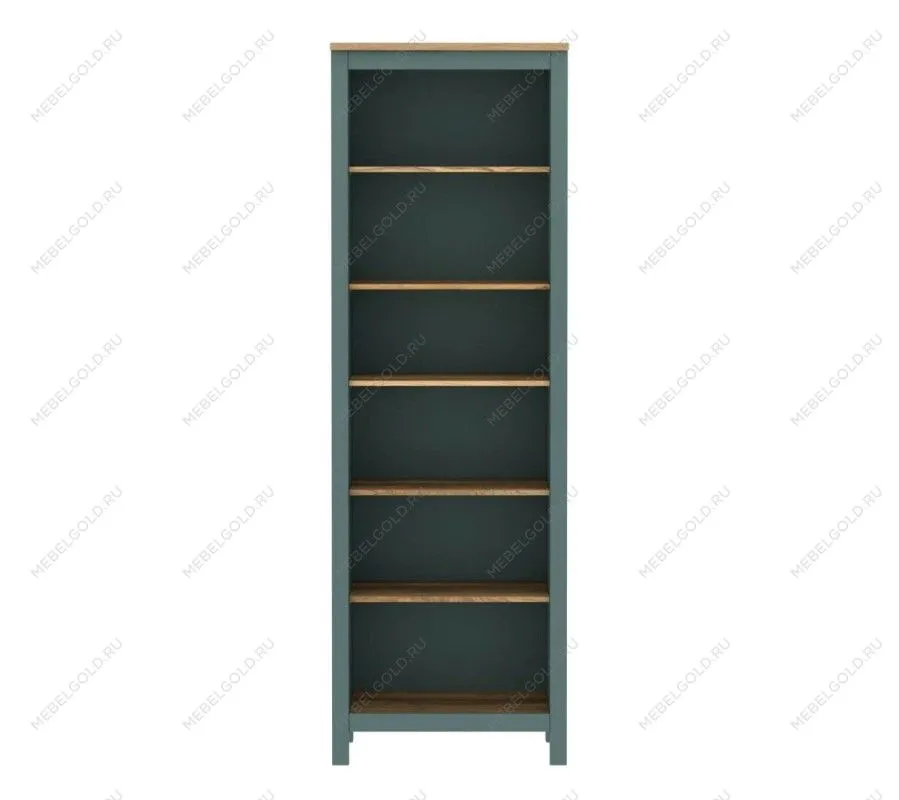 САГА стеллаж 70 темно-бирюзовый/ясень | изображение 1