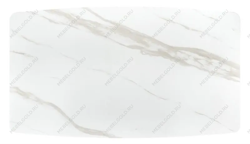 Стол обеденный Halmar ALFREDO 160 (белый мрамор/черный) | изображение 14