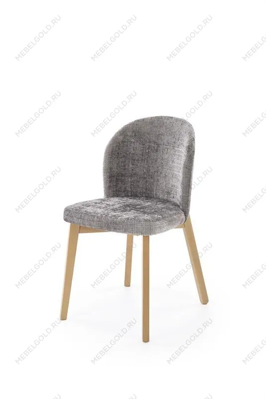 Стул кухонный Halmar BASSO (серый/дуб натуральный) | изображение 5