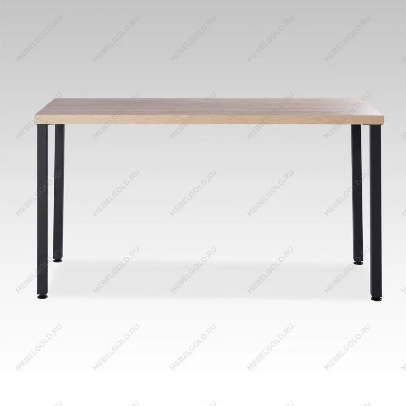 ИНГАР 2/ТТ стол письменный 140x75x55, дуб беленый/черный | изображение 1