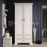 Шкаф 2-створчатый Тиффани 2DG2S вудлайн кремовый