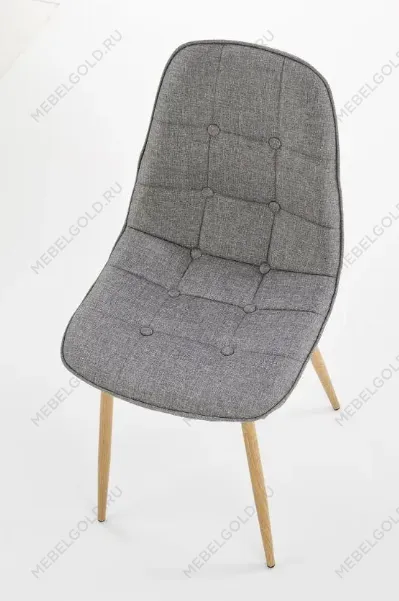 Стул кухонный Halmar K316 (серый/дуб медовый) | изображение 1