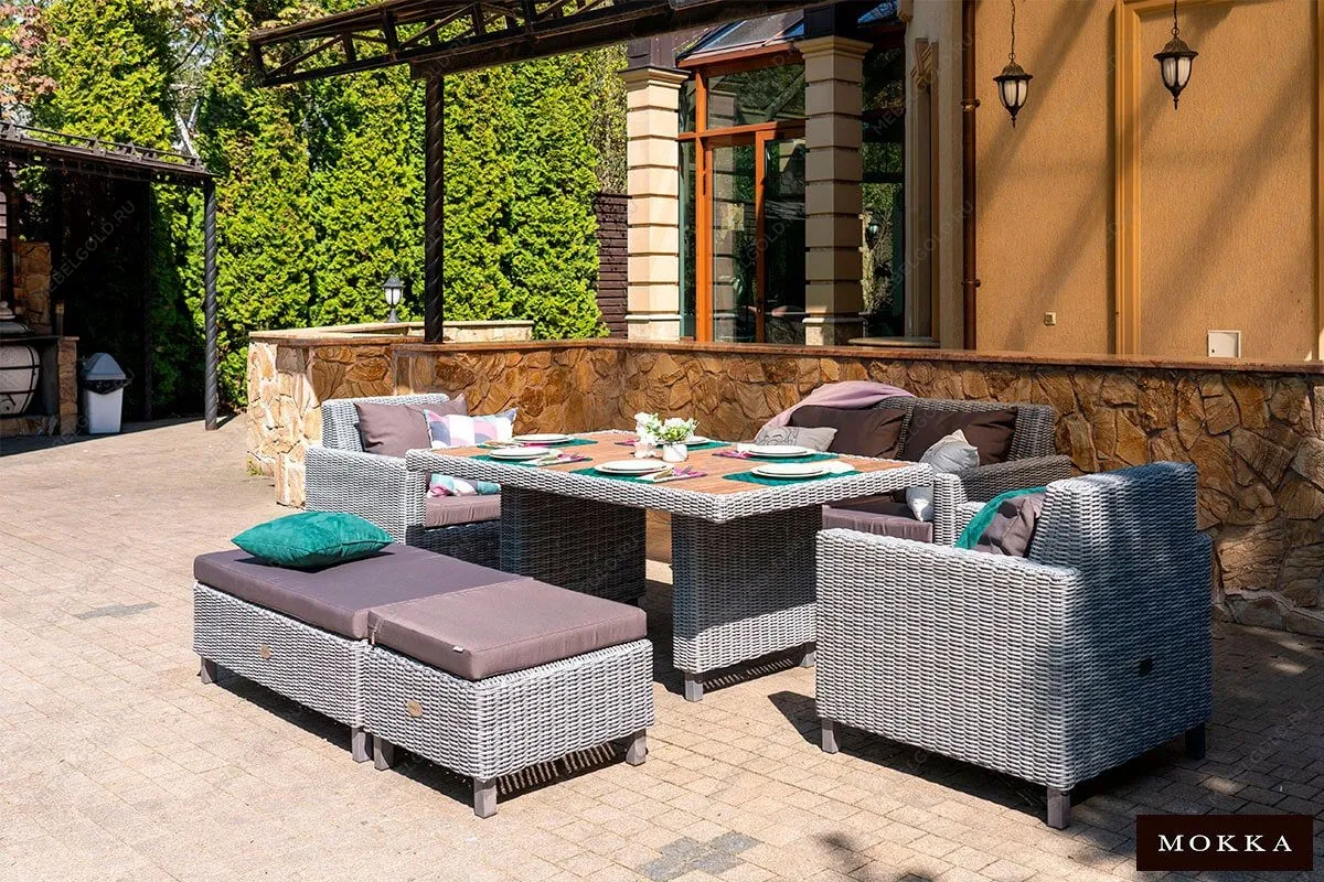Комплект плетеной мебели MOKKA BELLA малый | изображение 23