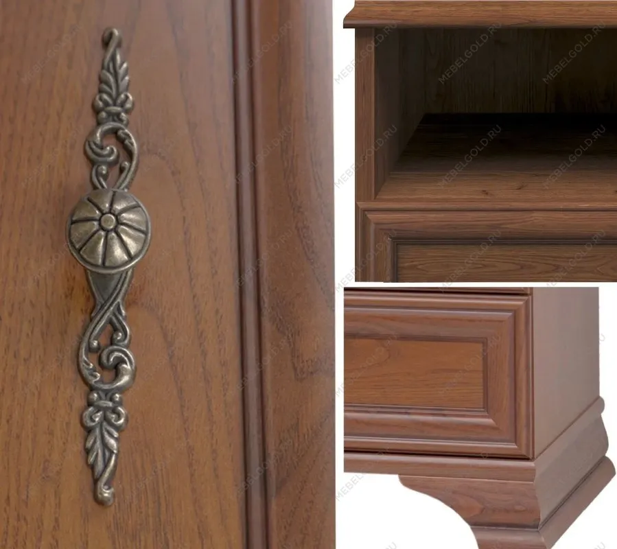 Центральный склад - Тумба прикроватная Кентаки KOM1S каштан | изображение 1