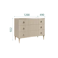 Комод Римини СОЛО (Ваниль/Серебро) РМКМ-1(s)