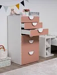 Комод Пикси, 6 ящиков 60x57x120, мечтательный пион | изображение 3