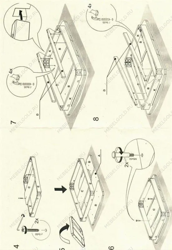 Стол Вирго-1 (Крафт золотой/Венге) | изображение 5
