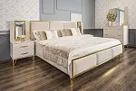 Кровать Лара 180x200 см бежевый глянец | изображение 2