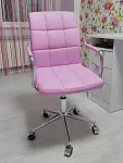 Кресло компьютерное Signal Q-022 (розовый) | изображение 3
