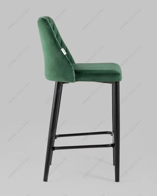 Лобня - Стул полубарный Диего велюр зеленый | изображение 2