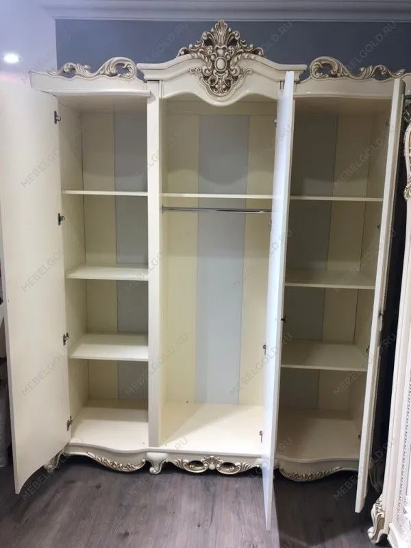 м. Римская - Шкаф Джоконда 3-дверный крем глянец | изображение 4