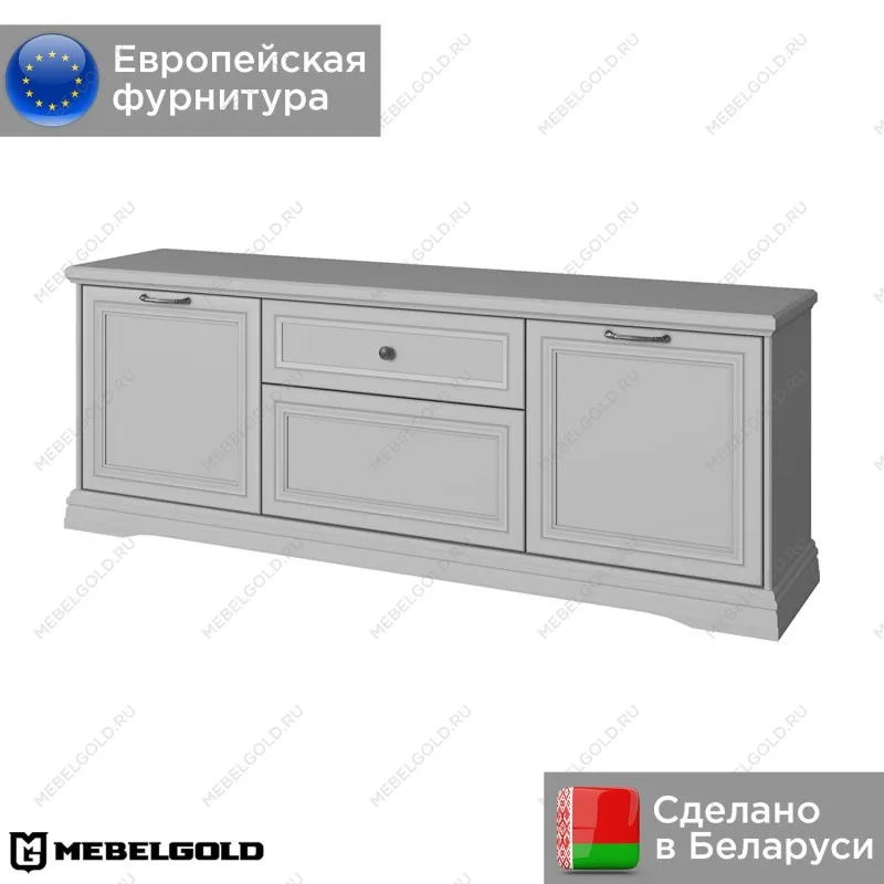 Тумба Валенсия RTV 3D1S серый | изображение 1