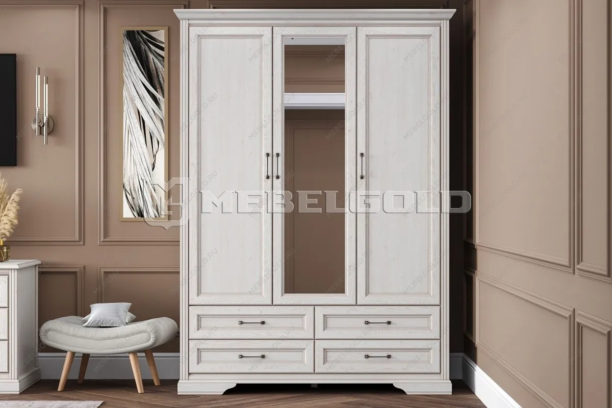 Шкаф Стилиус SZF3D4S (Лиственница сибирская) | изображение 1