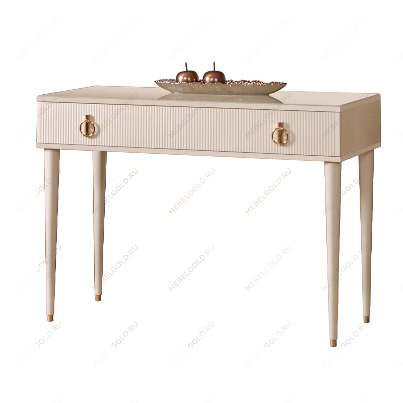 Стол туалетный Римини СОЛО (Бежевый/Золото) РМСТ-1(s)