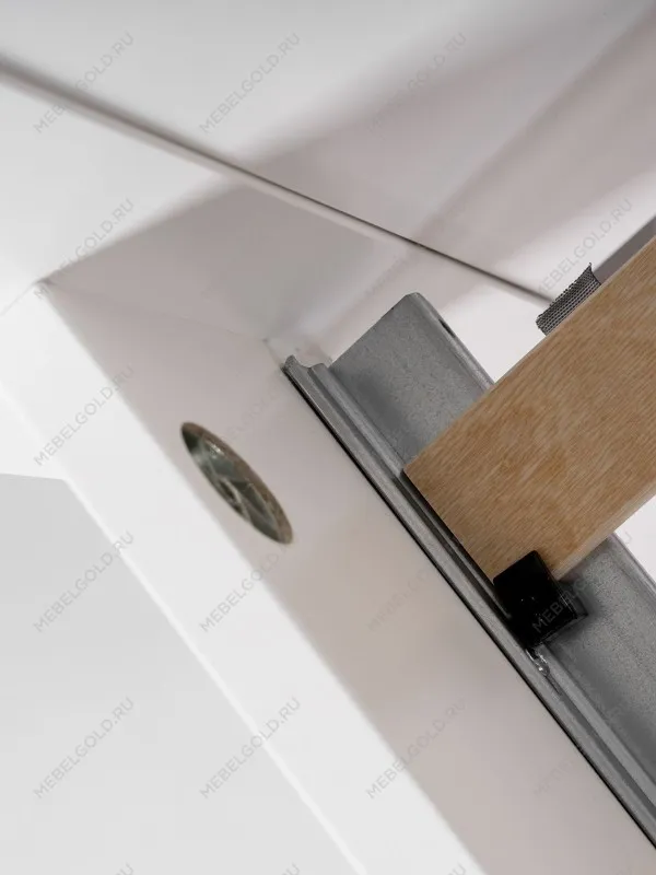 Кровать двуспальная Сага, 160х200 см, белая/ясень | изображение 6