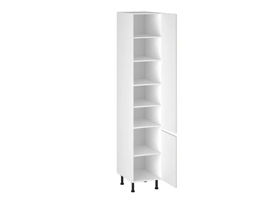 Шкаф-пенал 960 ПГ-45, Виста (450*586*2456) Экокожа Белый, 26282 | изображение 1