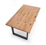 Стол обеденный Halmar PEREZ раскладной (дуб светлый/черный) | изображение 1