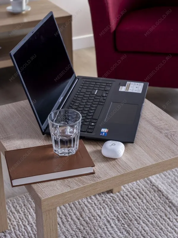 Стол журнальный Энкель, 50x50x45 см, дуб беленый | изображение 3