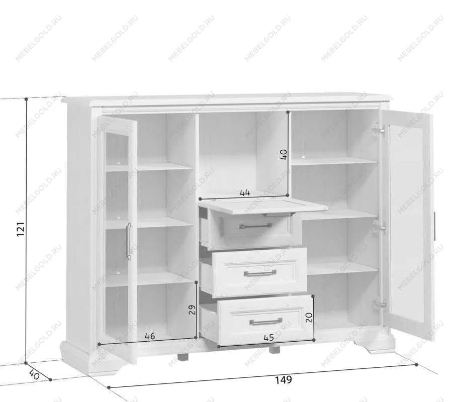 Тумба Стилиус KOM2W1B3S с подсветкой (Лиственница сибирская) | изображение 1