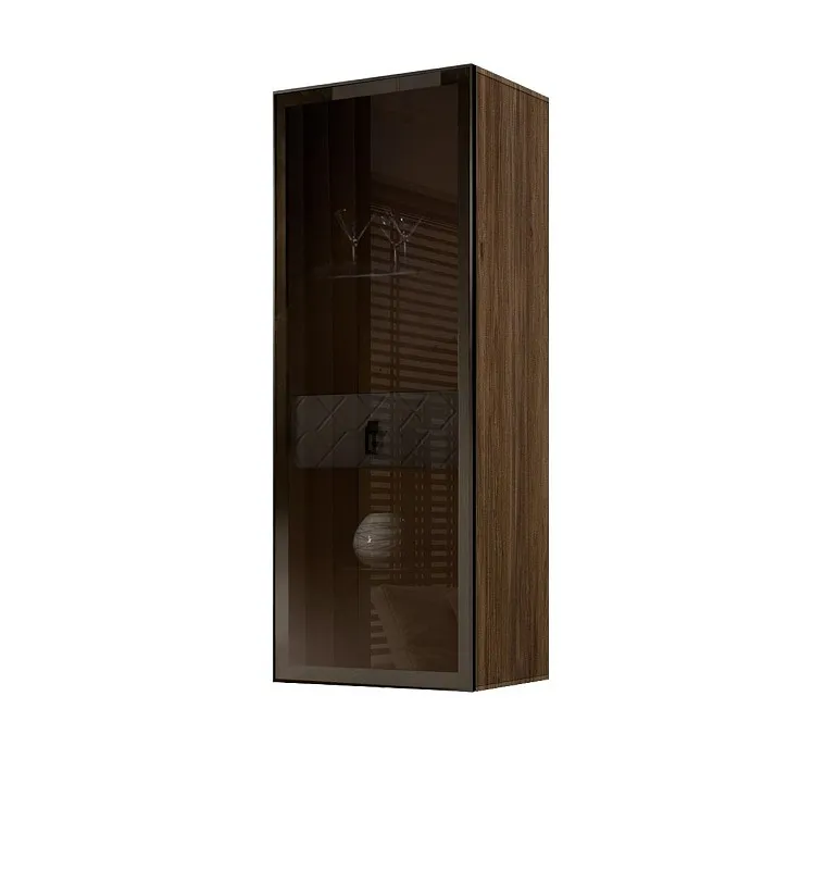 Витрина Bogemia Woodline Fly Fa (Серый/Черный) БМВ1-1С