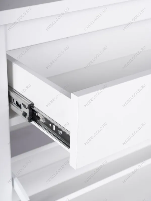 Обувница Сага с 2 откидными ящиками 92х122 белая | изображение 11