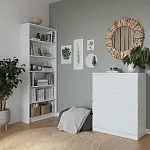 Стеллаж Варма, 6 полок, 78х198х28 см, белый | изображение 4