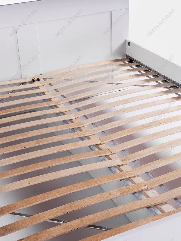 Кровать двуспальная Сириус, 180х200 см, белая RU | изображение 14