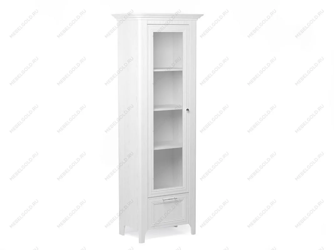 Пенал со стеклом, Клер (746*458*2054) Сосна Андерсен, 31501