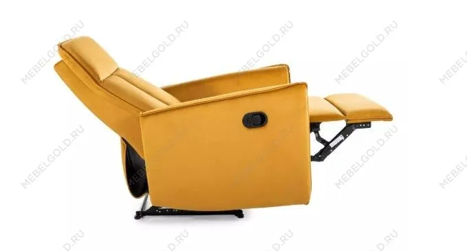 Кресло Signal NIKOS Velvet раскладное (карри) | изображение 1