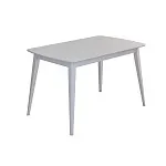 Стол Одиссей-1 (Белый/ноги Белый/шпон Бук) | изображение 1