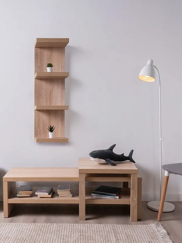 КАЛЛАКС / ФОРА Полка настенная ИКЕА / IKEA 100Е, дуб беленый | изображение 4