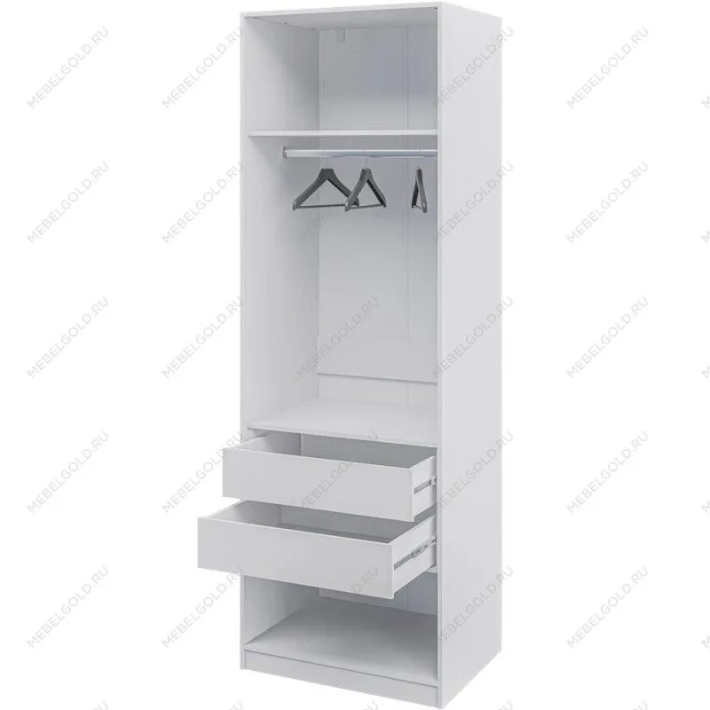 Шкаф Отис МН-039-08 П1 с фасадом ЛДСП (белый) | изображение 1