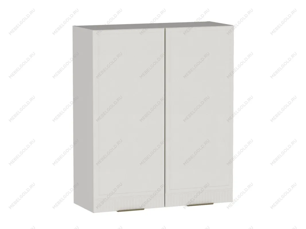 Шкаф 960 2-х дверный ШГ-80, Берта (800*321*960) Экокожа Белый, 25337