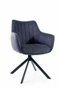 Стул кухонный SIGNAL AZALIA Brego 18 (серый/черный)