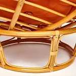 Кресло Papasan с подушкой Светлый мед, ткань | изображение 3