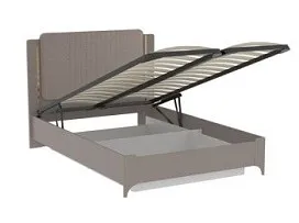 Кровать 1400 NEW с подъемным механизмом, Сиде (1492*2082*1200) Мокко