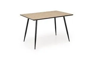 Стол обеденный Halmar BERTO 120 (натуральный/черный)