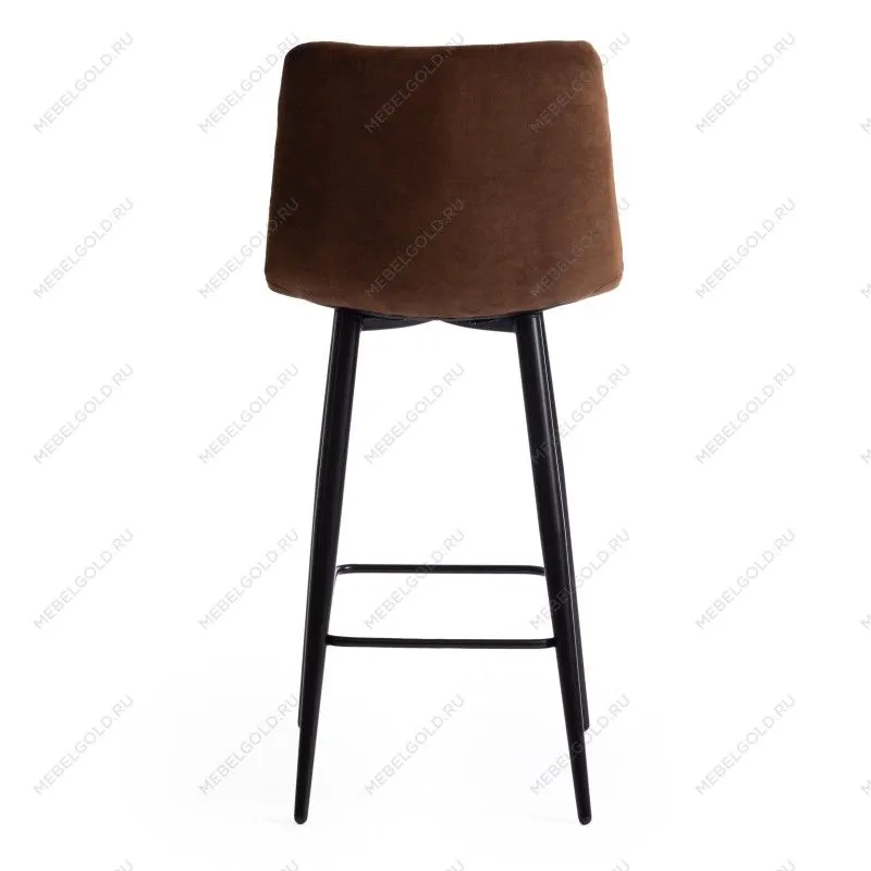 Стул полубарный CHILLY (mod. 7095пб) коричневый barkhat 11/черный | изображение 3