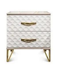 Тумба Лара белый глянец