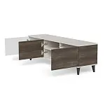 Тумба под телевизор Halmar RANDOM 2 RTV-1 150 (кашемир/орех/черный) | изображение 11