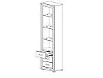 Шкаф с витриной Мальта REG1W3S | изображение 1