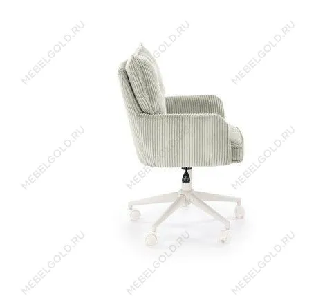 Кресло компьютерное Halmar DUMBO (светло-серый/белый) | изображение 2