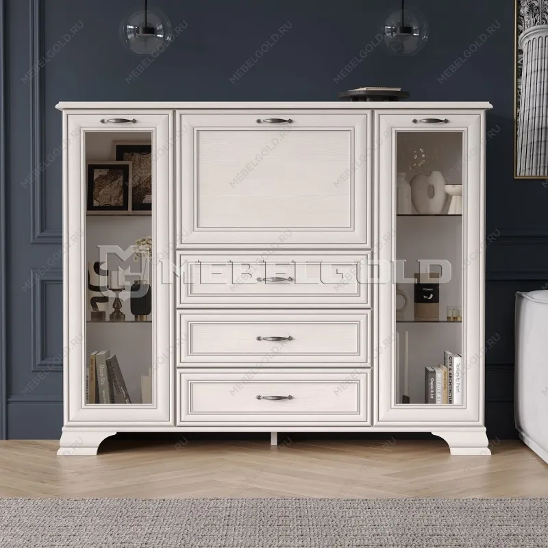 Тумба Тиффани 2V1D3S вудлайн кремовый | изображение 1